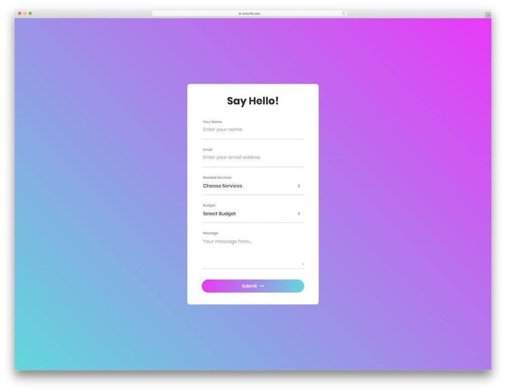 1.7 Html5 &Amp; Css3 Features 2 Contactfrom V4