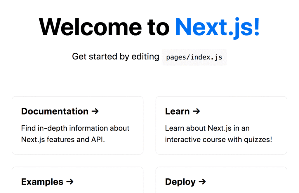 4.15. Next.js – The React Framework For Full-Stack Applications 🚀 1 Welcome To Nextjs 1